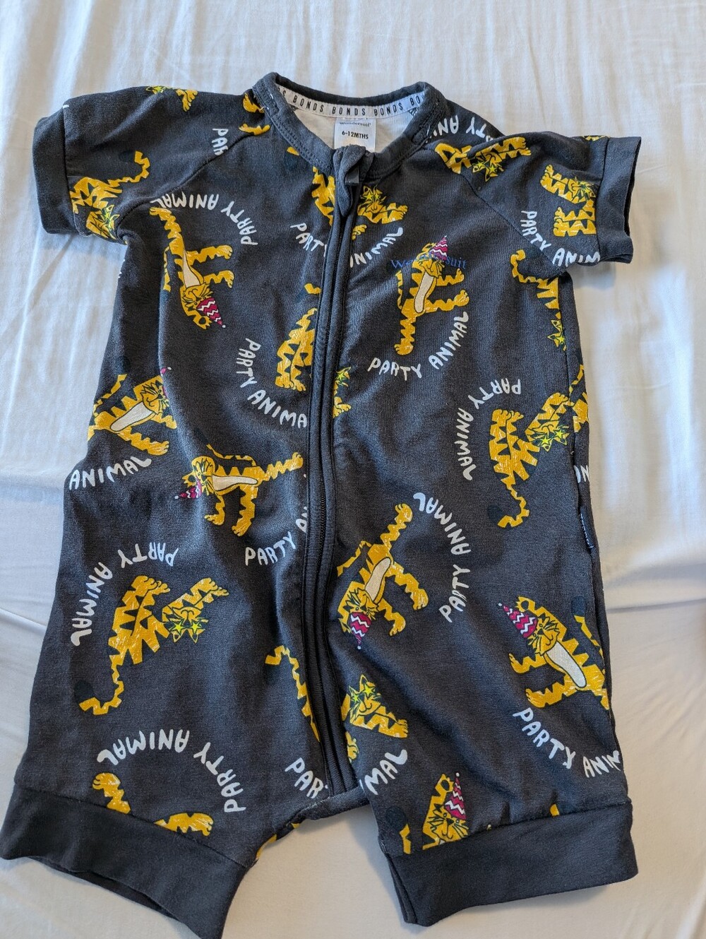 Bonds Wondersuit Short Sleeve Zip Romper